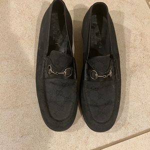 Gucci GG Canvas Classic Loafers